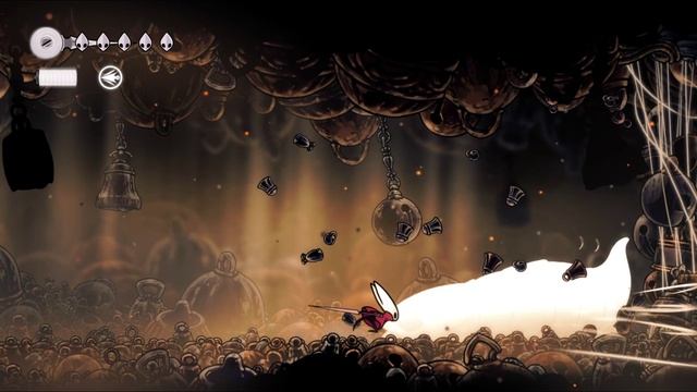 Hollow Knight Silksong - 02 Bell Beast boss fight/Колокольный зверь сражение с боссом