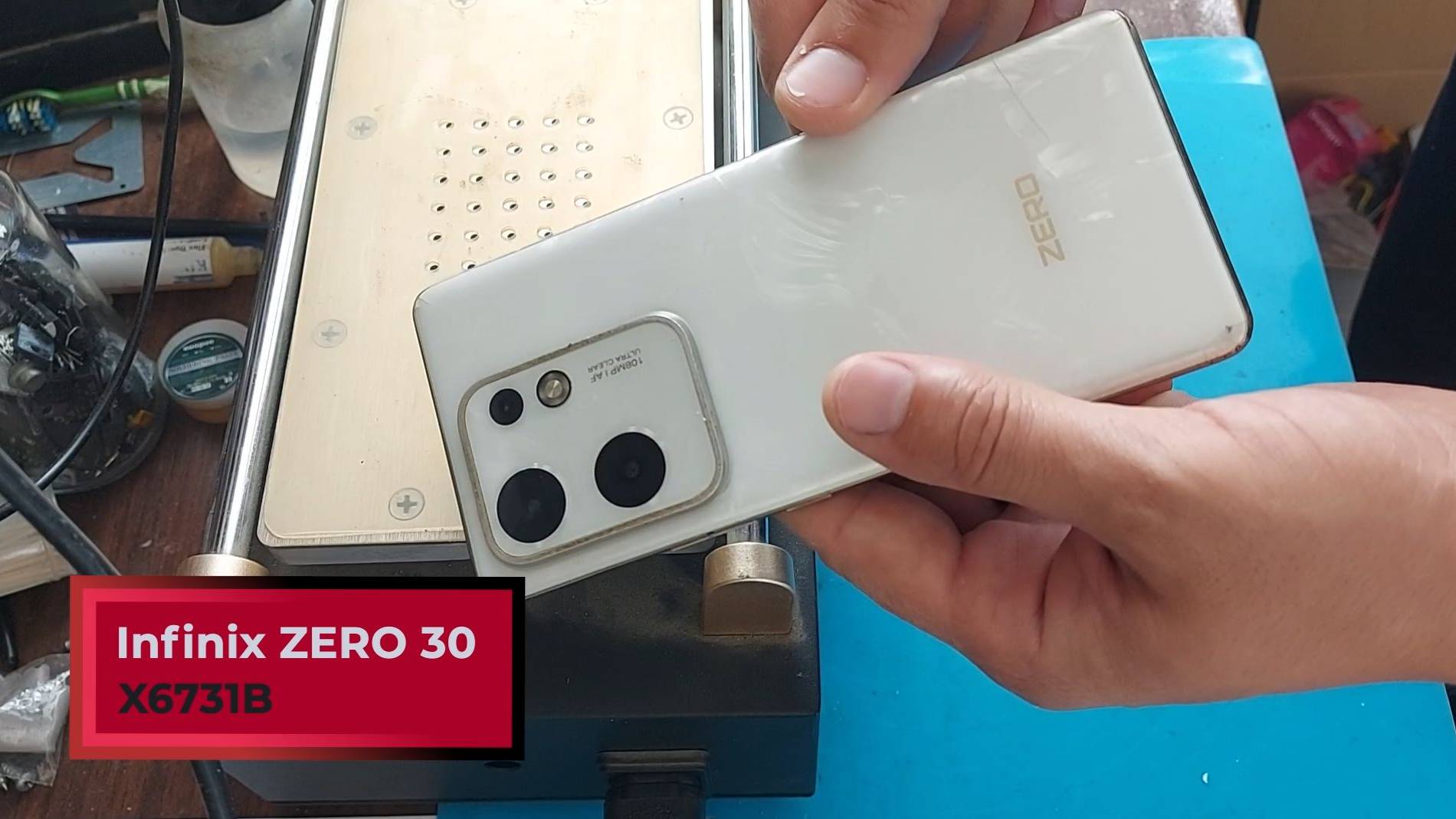 Как заменить дисплей на телефоне Infinix ZERO 30 (X6731B)