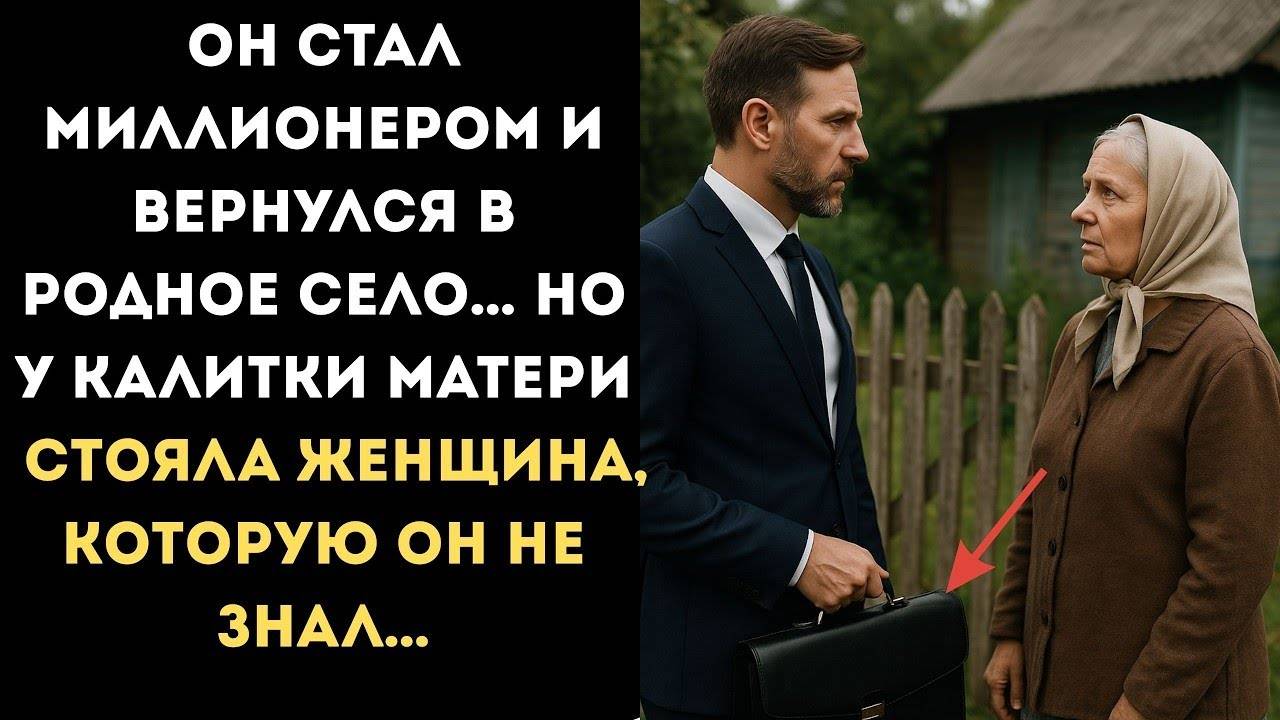 Он СТАЛ МИЛЛИОНЕРОМ и ВЕРНУЛСЯ в родное село… Но у КАЛИТКИ МАТЕРИ стояла ЖЕНЩИНА, которую он не з...