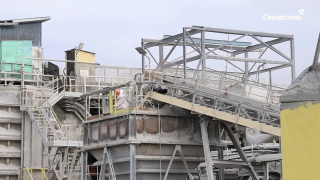 В цехе шлакопереработки ЧерМК завершена модернизация дробильно-сортировочной установки № 5