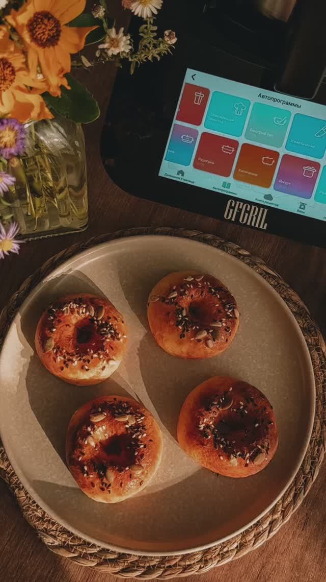 Нежные творожные бейглы #рецепты #вкусно #еда #правильноепитание