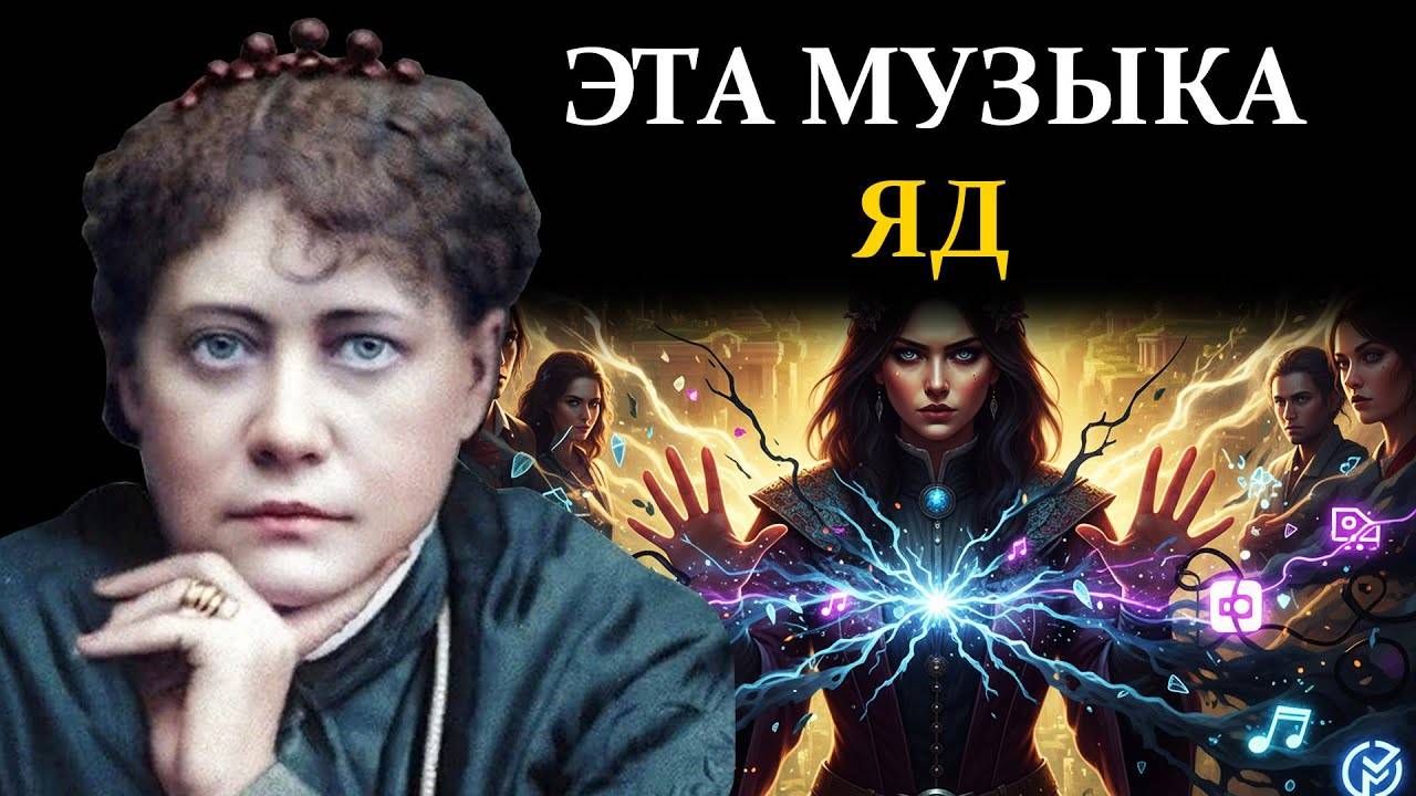 Перестаньте это слушать! Как популярная МУЗЫКА делает вас слабым и управляемым - Елена Блаватская