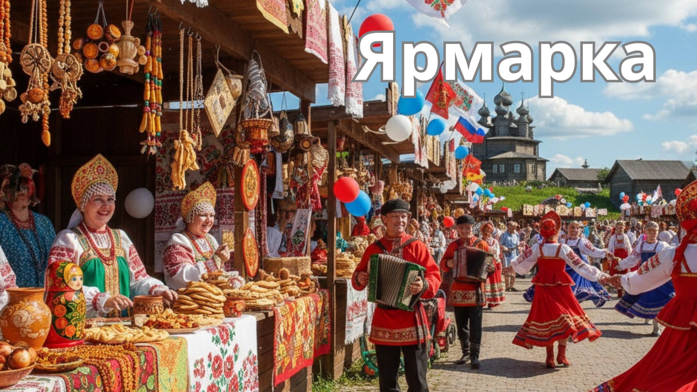 Ярмарка — авторская народная песня для школьной ярмарки