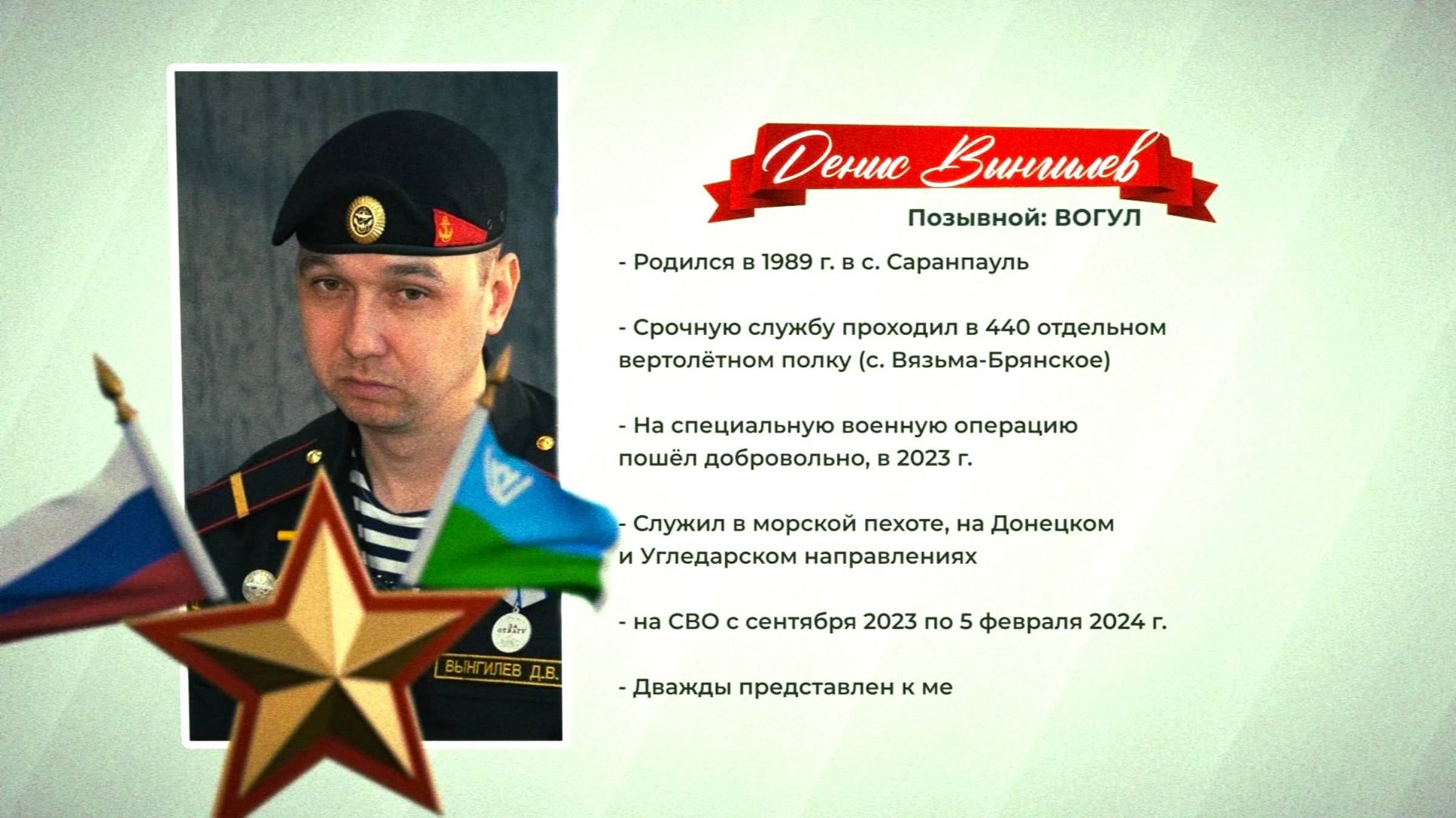 Герои среди нас. Позывной «Вогул»