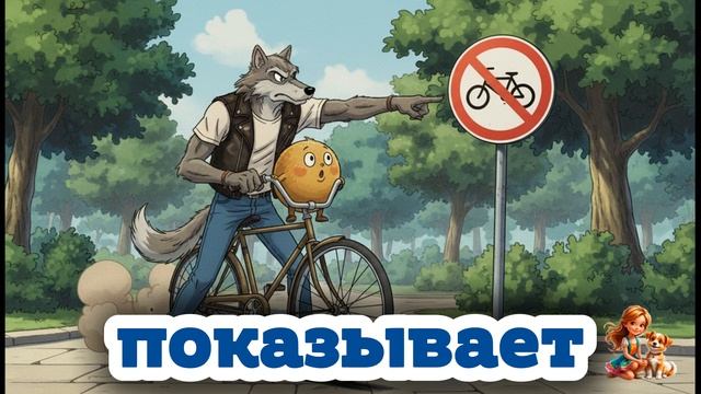 СКАЗКА КОЛОБОК в Городе 🚦 Учим ПДД для детей | Новый мультик