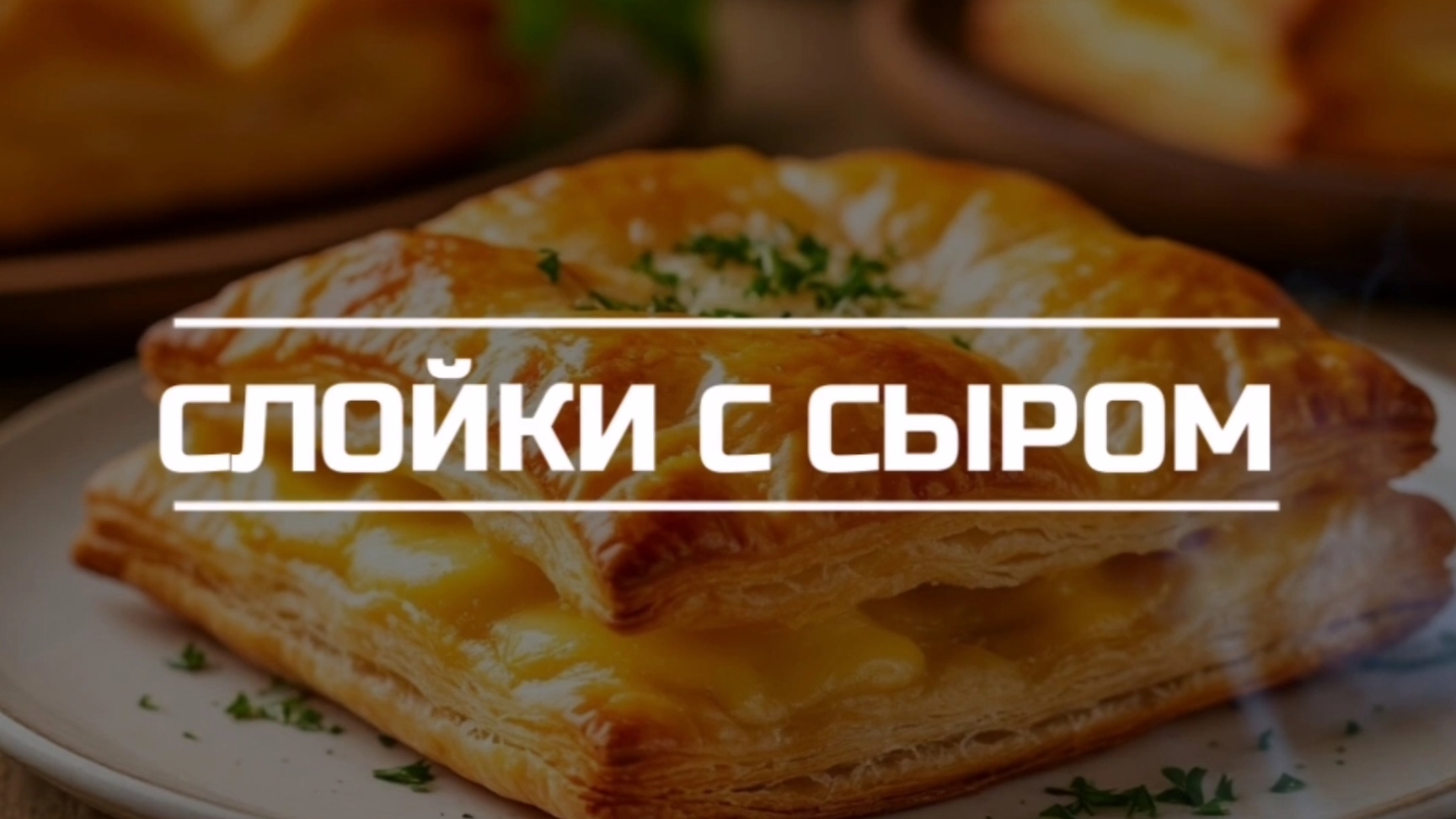 Слойки с сыром.