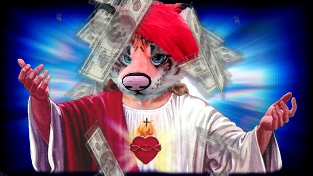 Святой Норберт флексит деньгами с пожертвований для церкви