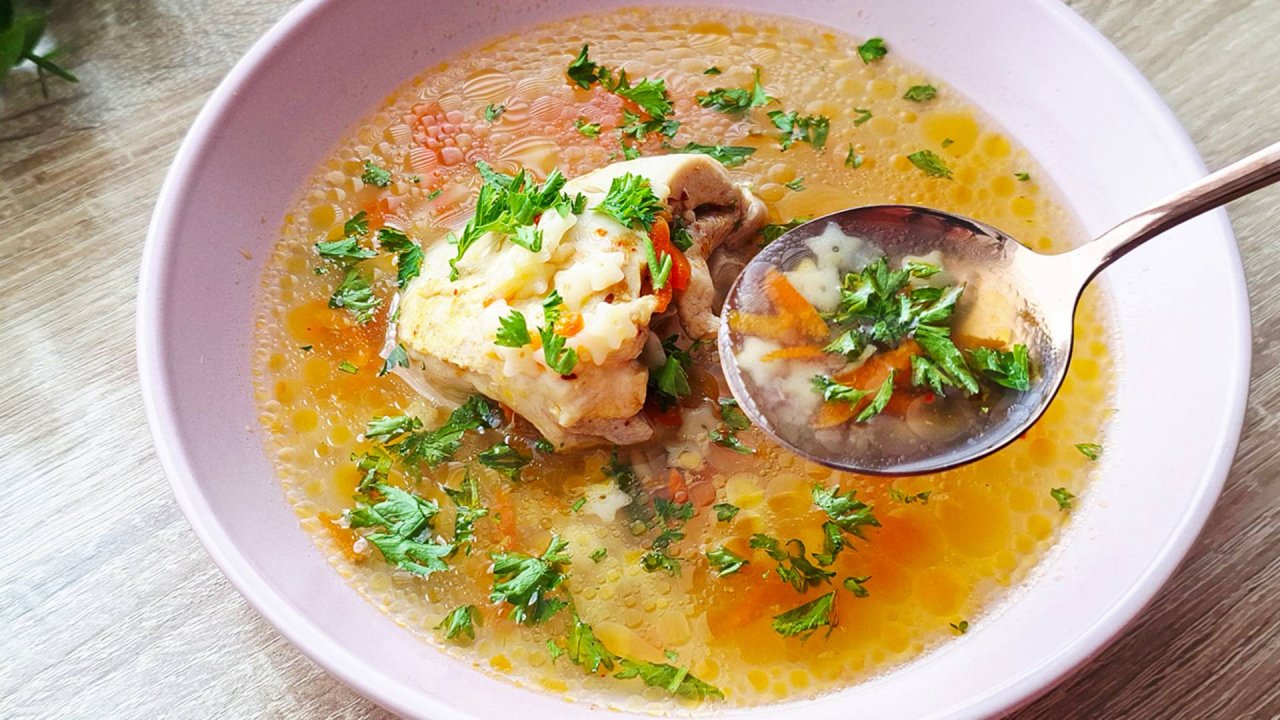 🍲 Как приготовить идеальный куриный суп со звездочками за 30 минут! Идеальный Обед для Здоровья ! Б