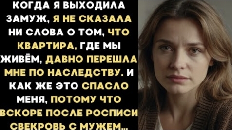 ИСТОРИЯ ИЗ ЖИЗНИ/Когда я выходила замуж, я не сказала мужу, что квартира уже давно принадлежит мне