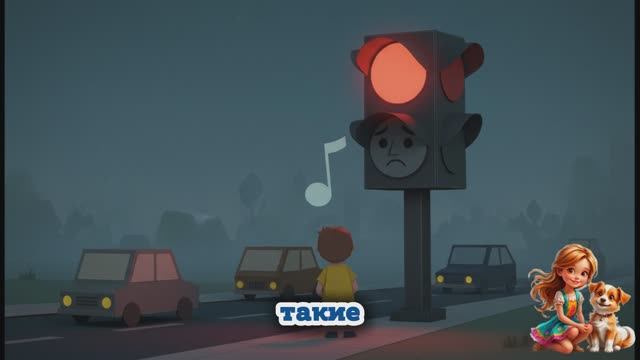 Учим ПРАВИЛА ДОРОЖНОГО ДВИЖЕНИЯ ПДД 🚦 Песенка Светофорика | Обучающий мультик для детей