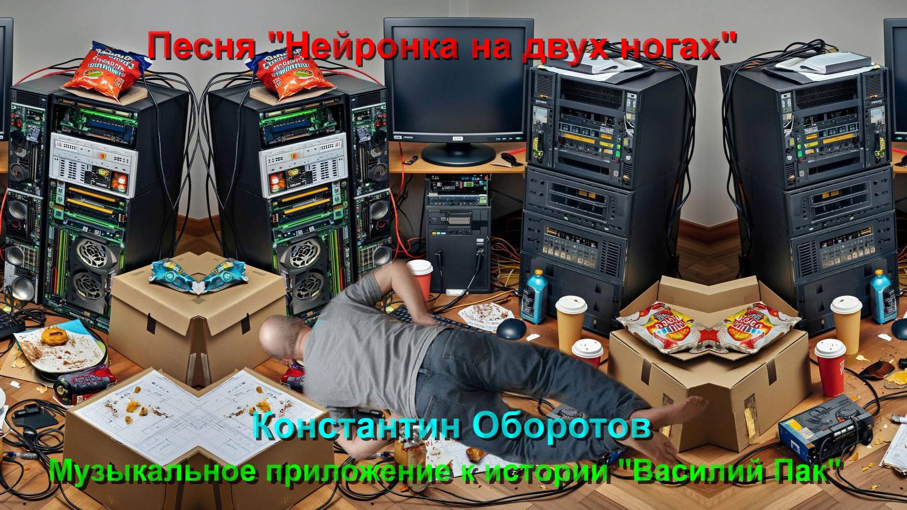 01. Песня "Нейронка на двух ногах". Константин Оборотов. Музыка к истории "Василий Пак".