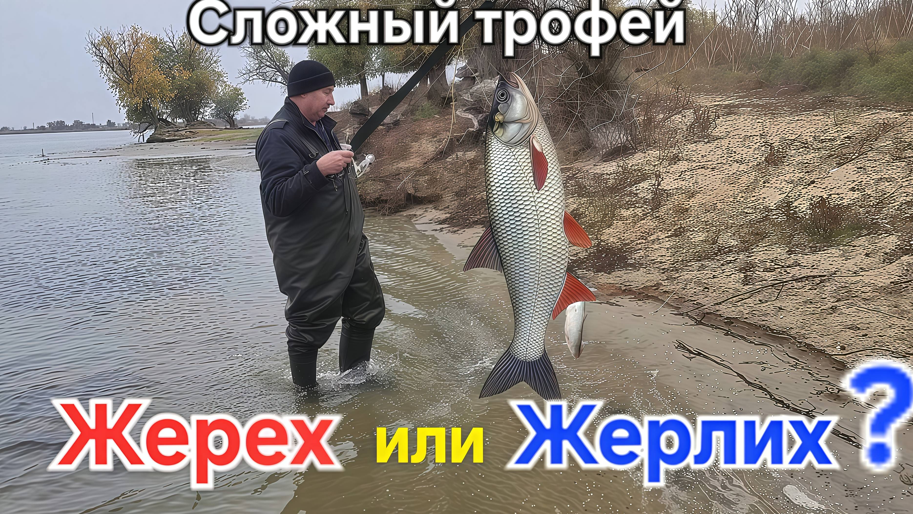 🔥Полчаса "таскали" ЖЕРЕХА на Волге ⚡️ пасмурная  Астраханщина!!! Рыбалка в Октябре - 2025 !!!