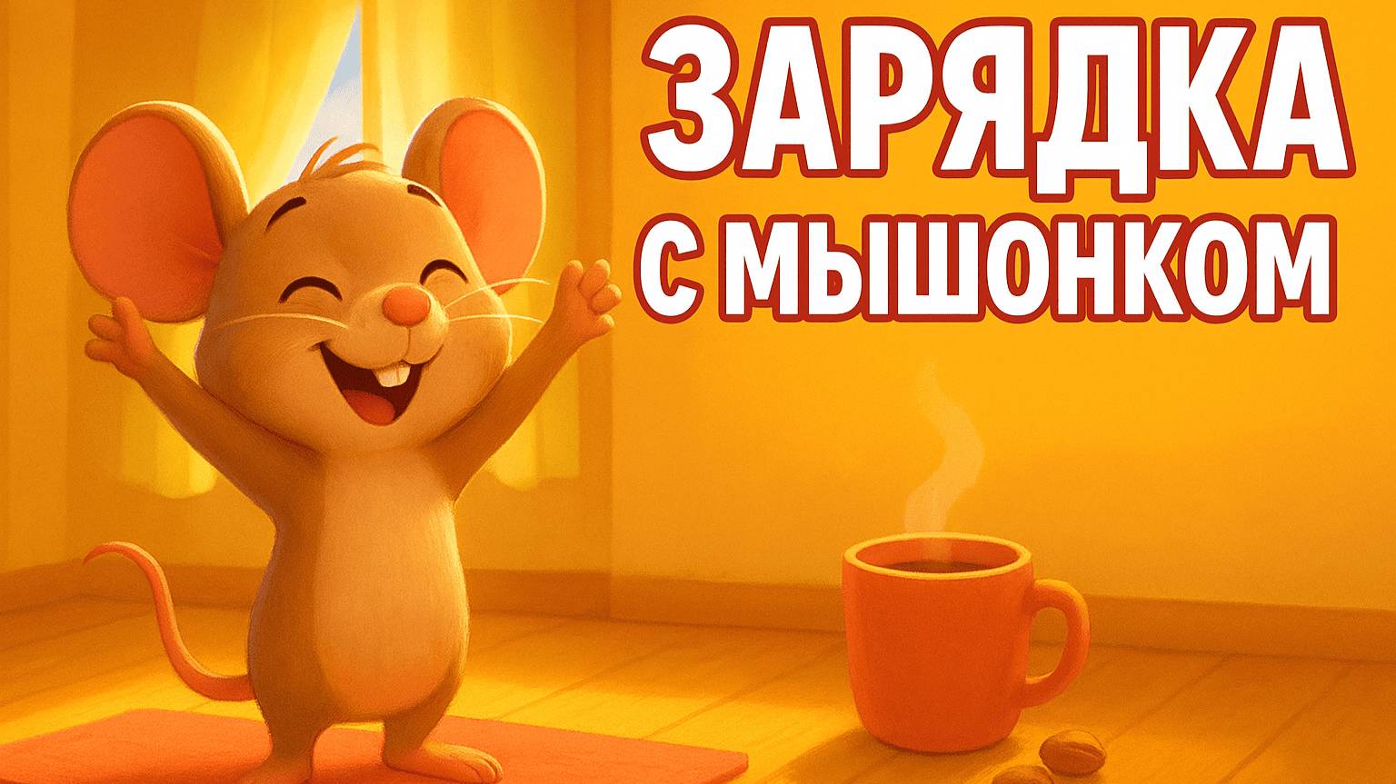 ЗАРЯДКА С МЫШОНКОМ 🐭 УТРЕННЯЯ МОТИВАЦИЯ