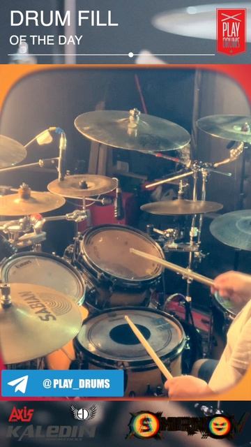 Заполнение на один такт #1 #drumfill #drumlesson