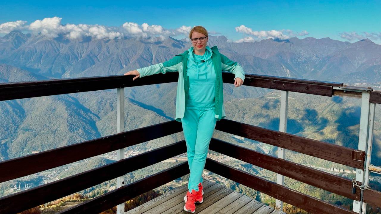 КРАСНАЯ ПОЛЯНА осенью. Закат на вершине который остановил время. ЗОЛОТАЯ ОСЕНЬ В ГОРАХ СОЧИ