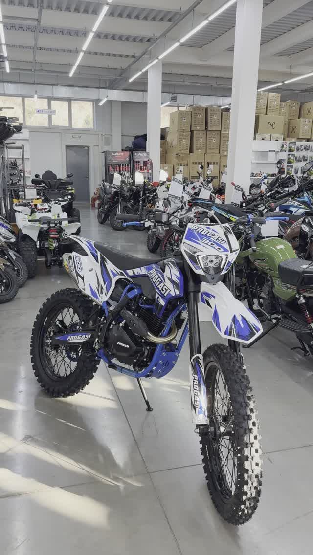Мотоцикл PROGASI Super Max 300 PRO Blue #мотоцикл #кросс #эндуро #мотик #progasi #прогаси #техника