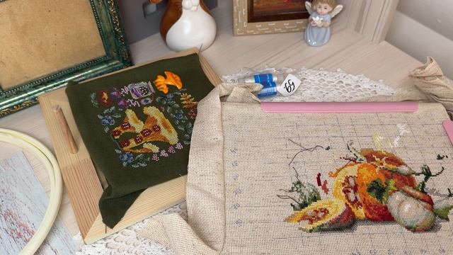Вышивка крестиком.Процессы.Финиш.Покупки нереальные.