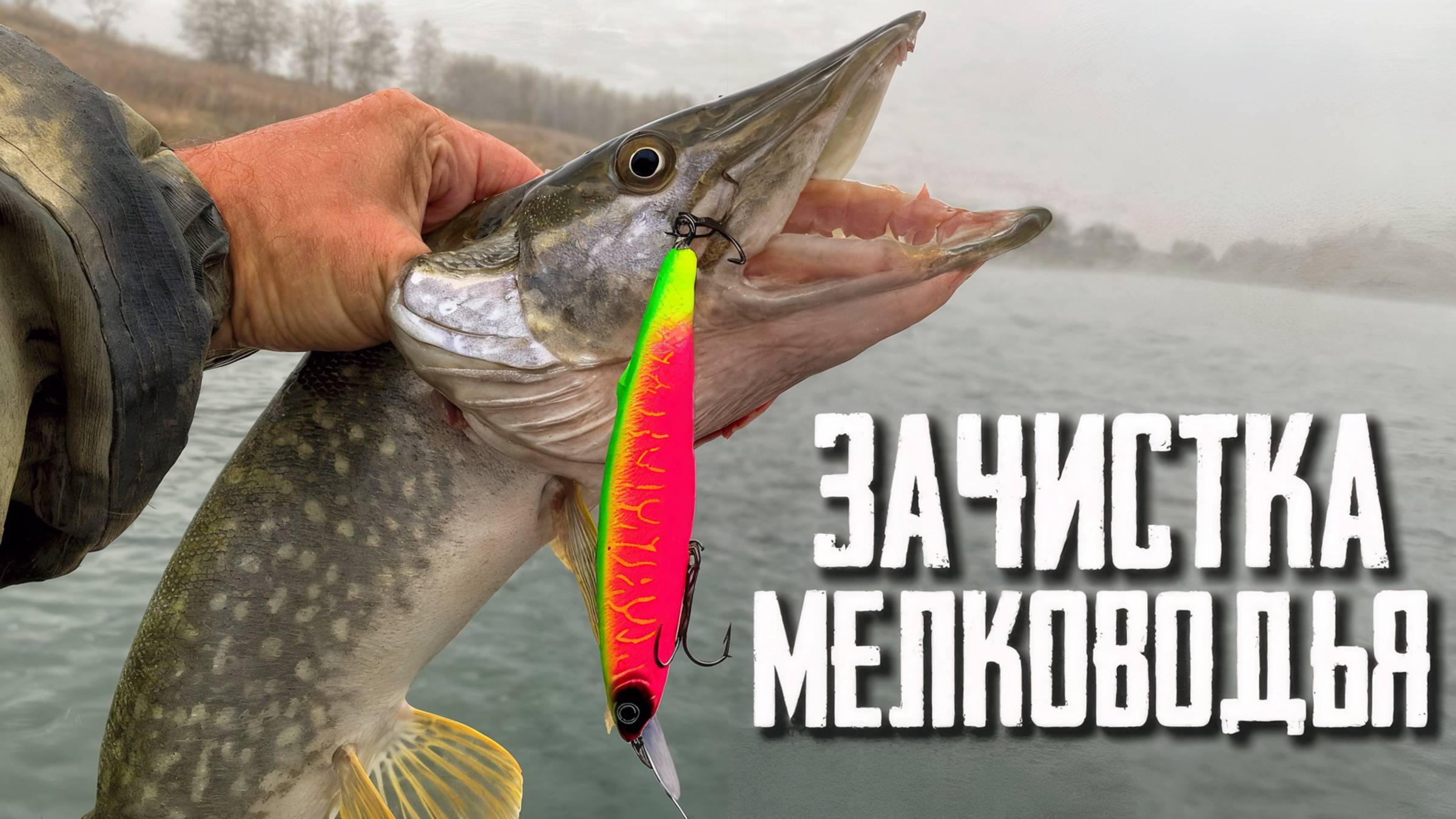 🔴 ЩУКА РВАЛА ПРИМАНКИ! Ловля щуки осенью на мелководье! 😱💥🔥