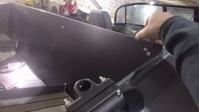 усиление кормы катера из ПНД