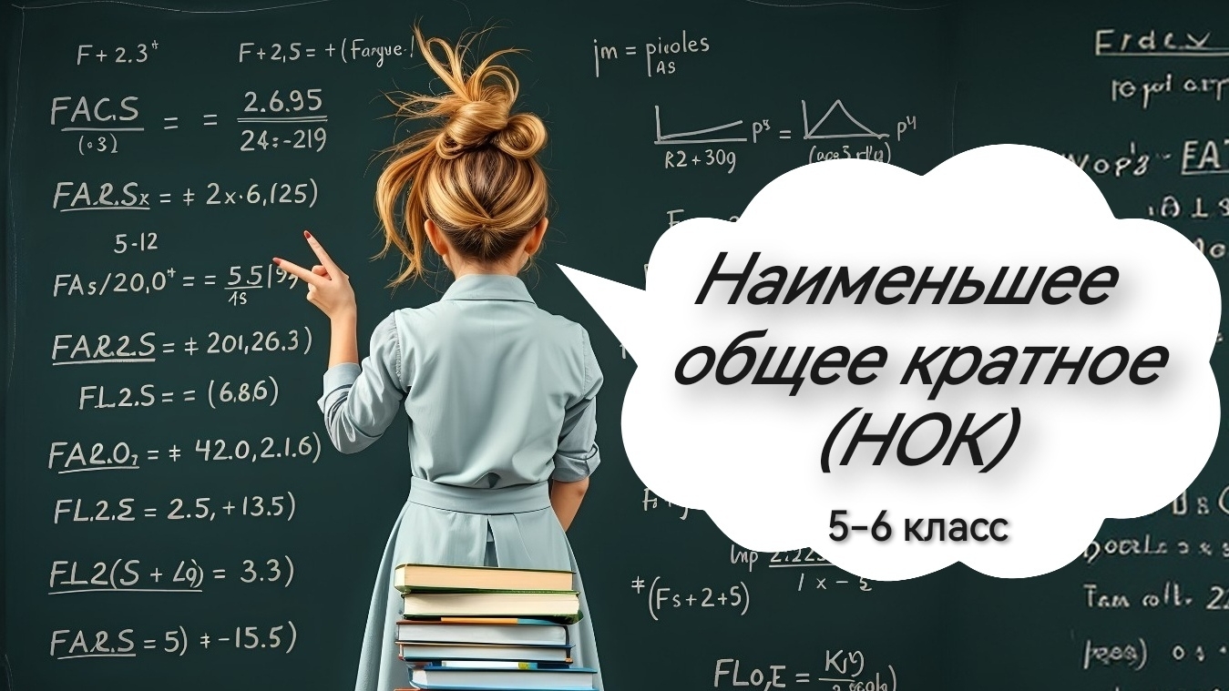 Наименьшее общее кратное. НОК. 5 класс. 6 класс