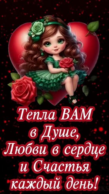 Пожелания для любимых. Музыкальная открытка.