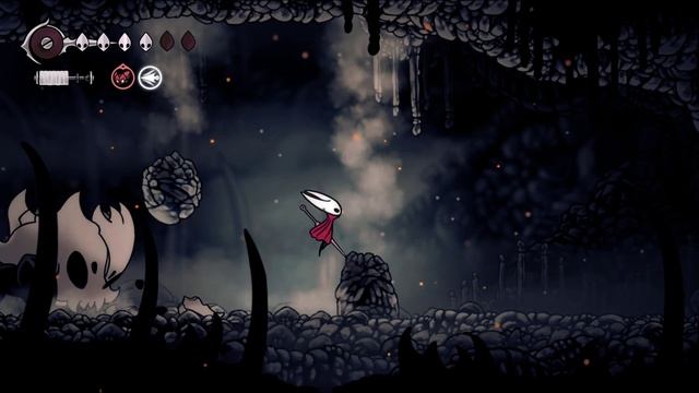 Hollow Knight Silksong - 10 Skull Tyrant boss fight/Тиран Череп сражение с боссом