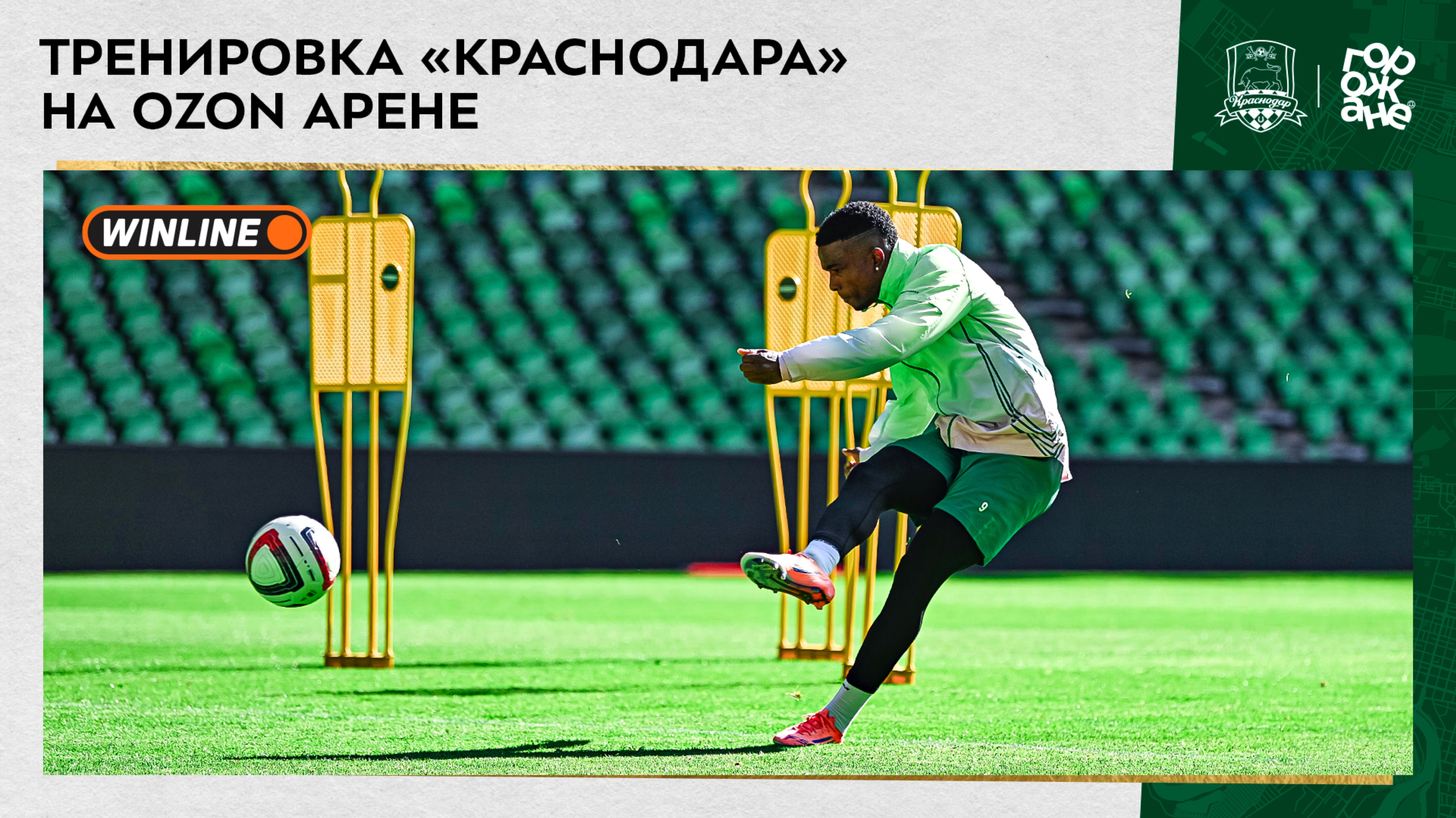 Тренировка «Краснодара» на Ozon Арене