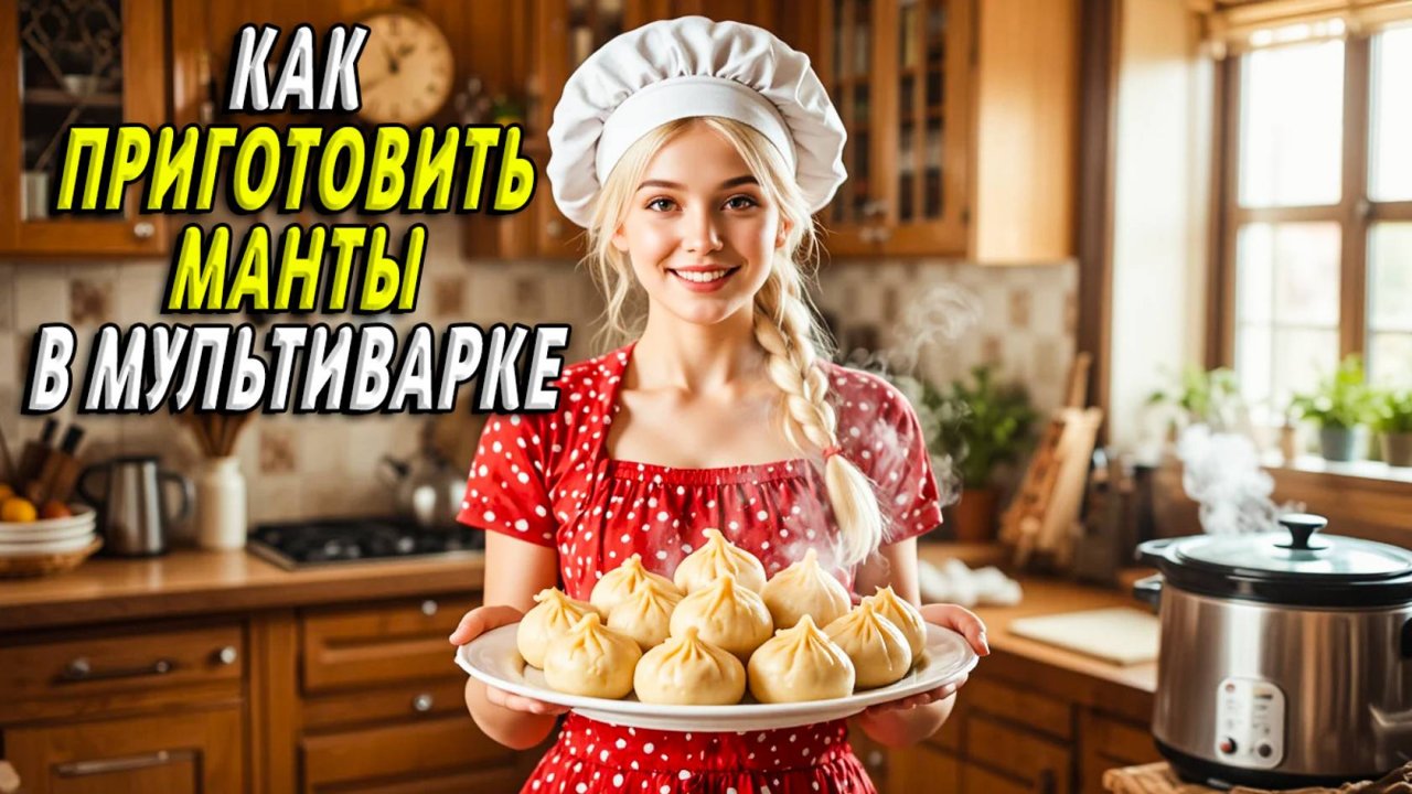 Как приготовить манты в мультиварке