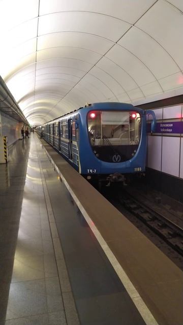 станция метро Волковская, Фиолетовая (Фрунзенско-Приморская ) Линия, Ленинград (СПб)  Фрагмент 1