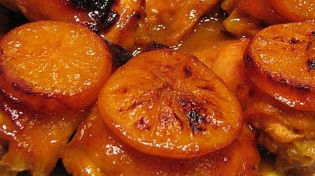 Курица с апельсинами