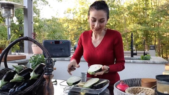 Закуска из баклажанов на батарейке. ПЕРЕВОД. Эгине