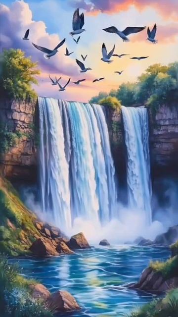 Живые релакс картины от ИИ.