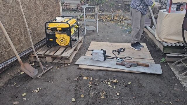 Бензогенератор для инверторной сварки