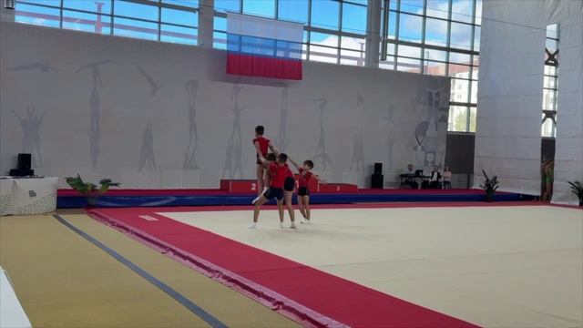 ЧТ 1 спортивный разряд, Башанкаев  - Пирог  - Хромов  - Ильюхин ,МАУДО ДТДиМ  Балансовое упражнение