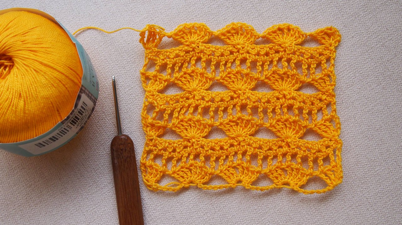 Простые узоры крючком для начинающих. Вязать ЛЕГКО* Simple crochet pattern Урок 28