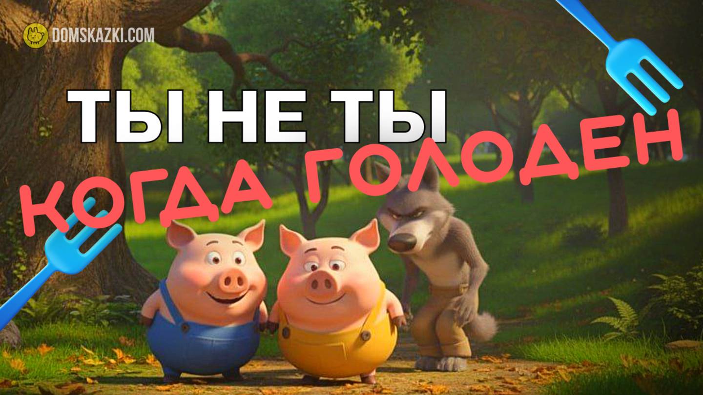 Сказка про поросят и волка | Весёлые сказки