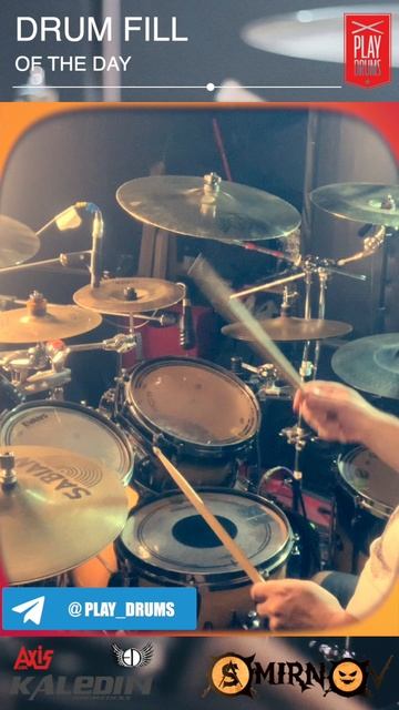 Заполнение на один такт #2 #drumfill #drumlesson