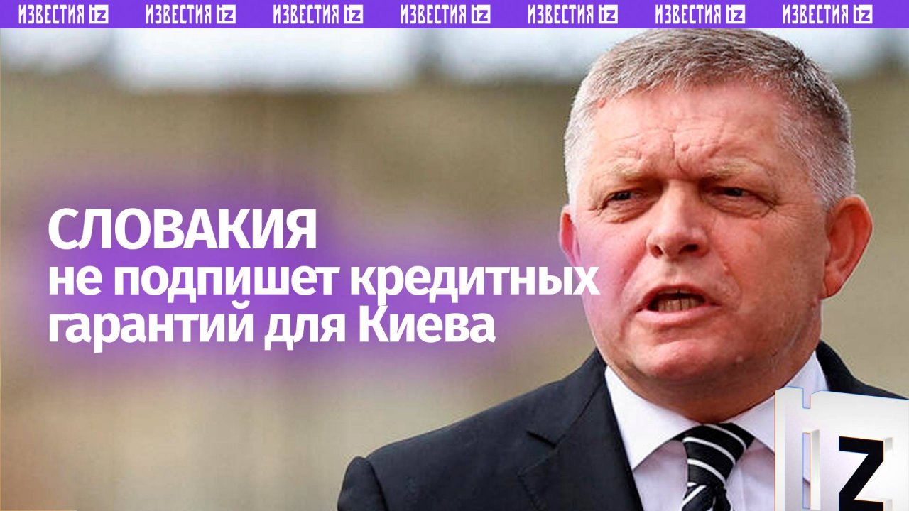 Словакия никогда не подпишет кредитные гарантии для Украины за счет российских активов — ПМ Фицо