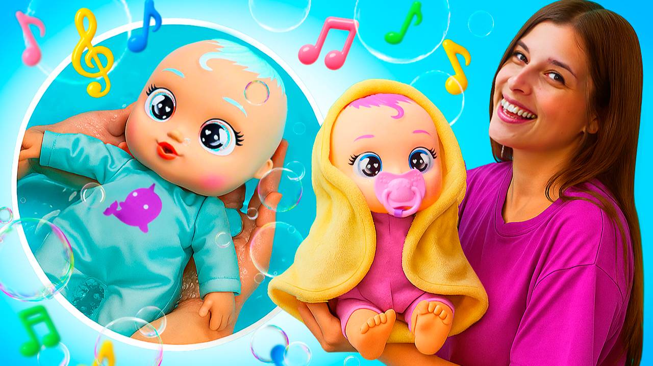 Как мама для пупсов Cry Babies. Куклы Зои и Дана окутаны заботой! Игры в дочки-матери для детей