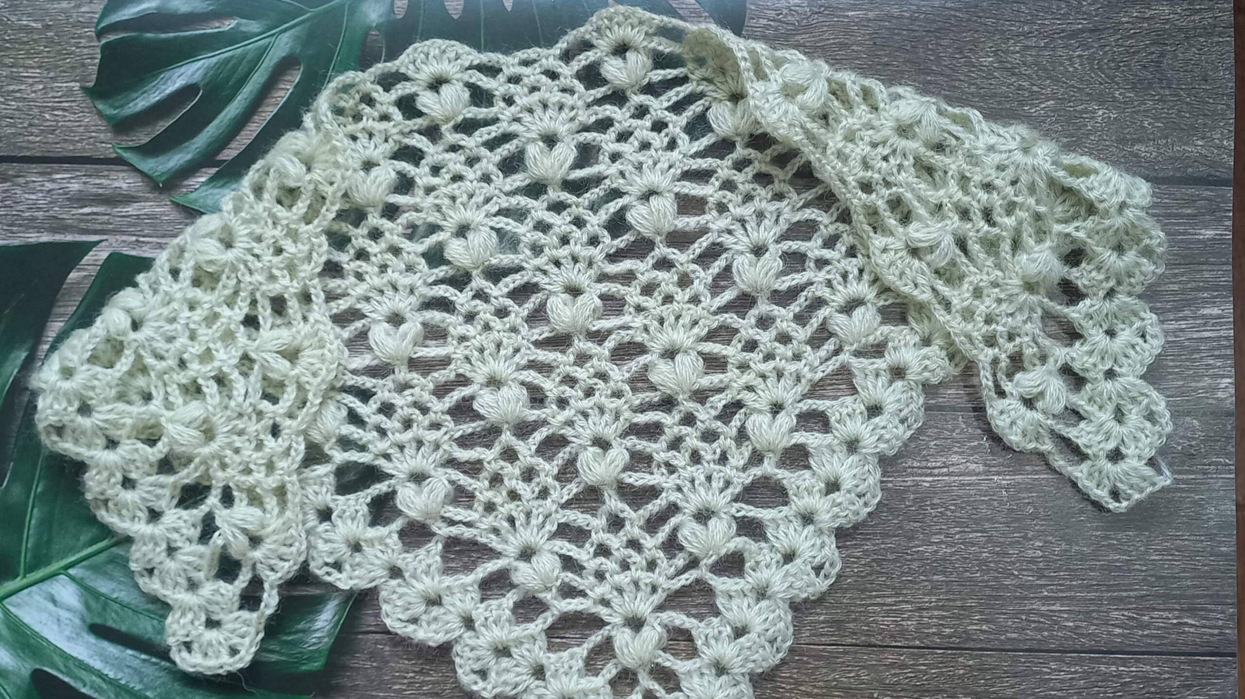 МК Узор для шали крючком