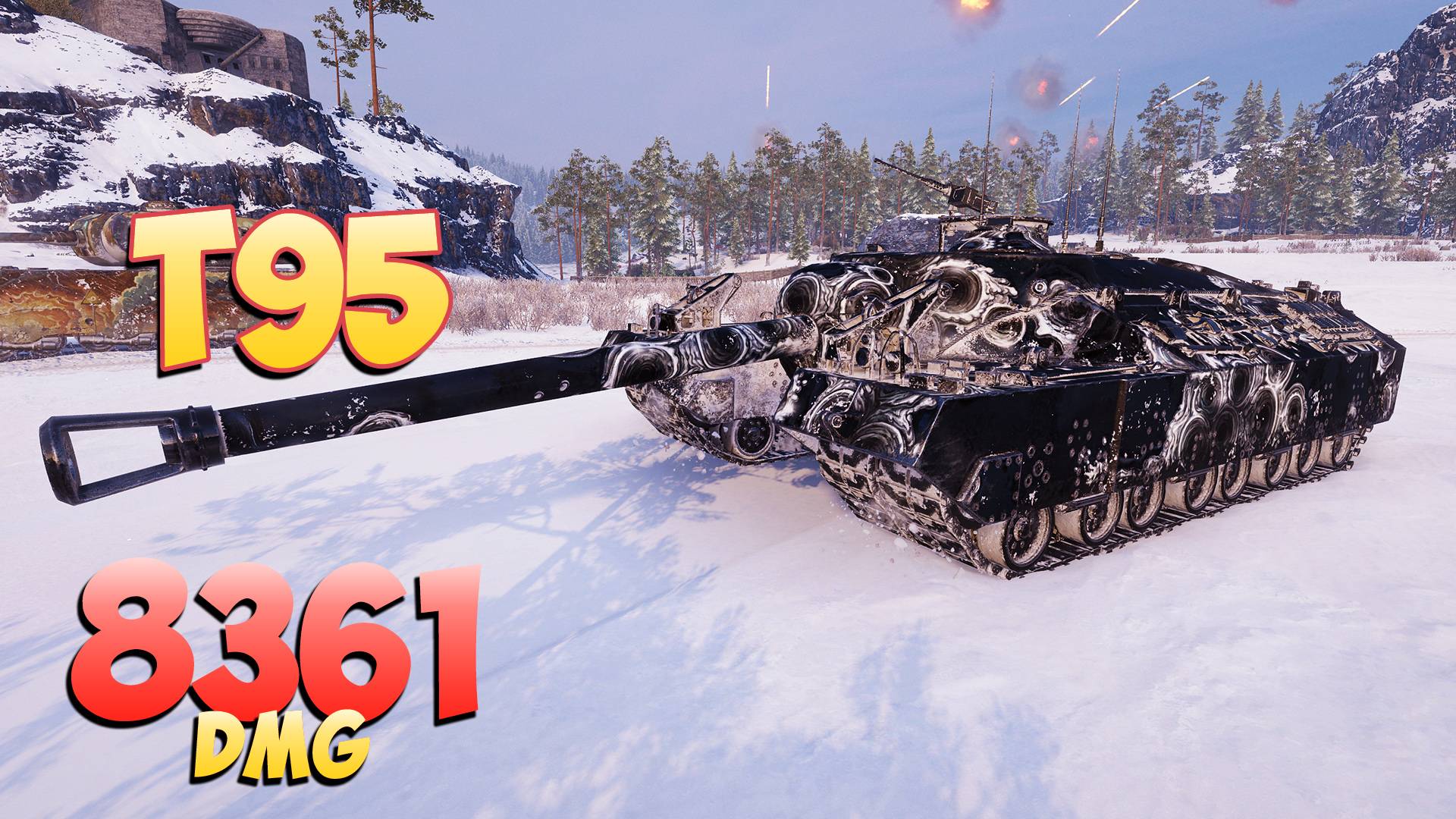 T95 - 5 Фрагов 8.3K Урона • Не спеша! • Мир Танков