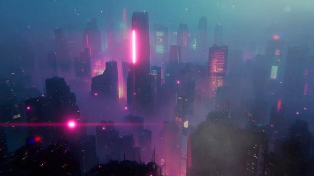 Digital Metropolis ｜ Sci-Fi Rain Ambience & Sleep Music-(1080p24)