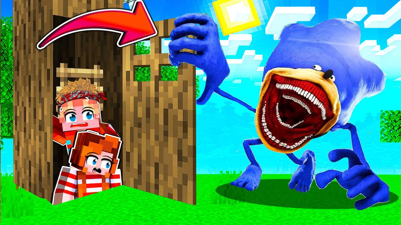 😓 НЭНСИ И ПЧОЛА СПРЯТАЛИСЬ В ДЕРЕВЕ ОТ СОНИКА ТЕЙПС ХОРРОР В МАЙНКРАФТ