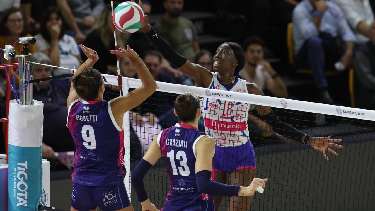 Волейбол. Скандиччи — Милан. Чемпионат Италии 2025-2026. Женщины