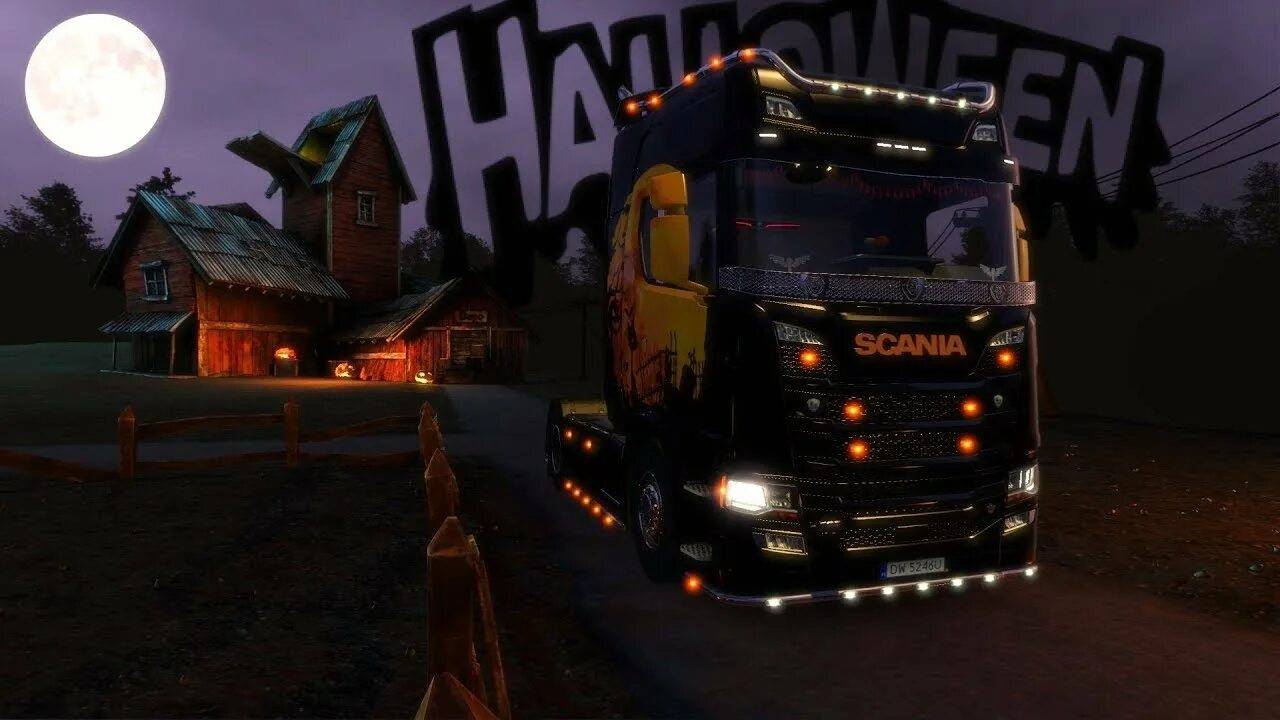 ETS2: Новый грузовой ивент: Время Хэллоуина