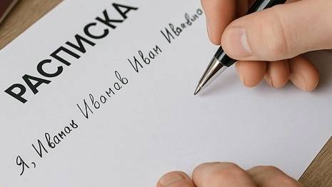 Как правильно составить расписку