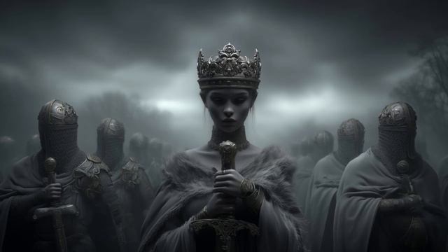 Падшая королева - Средневековая арфа и виолончель с чарующим вокалом, фоновая музыка для отдыха