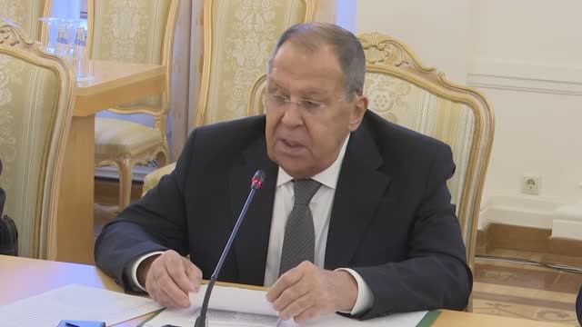 С.Лавров и Цой Сон Хи, Москва, 27 октября 2025 года