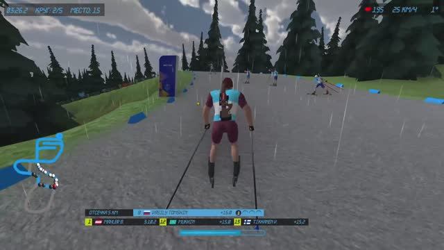 NGL Biathlon v2-карьера Василия Томшина(юниоры)