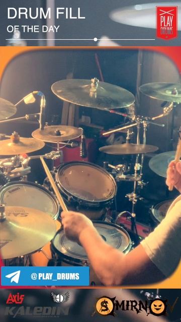 Заполнение на один такт #4 #drumfill #drumlesson